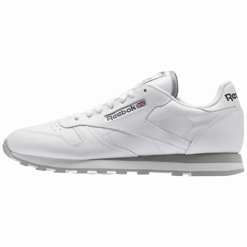 Reebok Classic Leather Tenisky Panske - Biele/Svetlo Siva VF8831XV